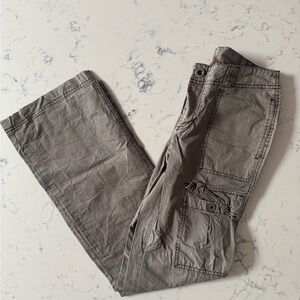Free People Gray Cargo Pants